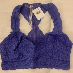 Free people bralette. Small. Purple